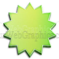 illustration - 3d-starburst-green-2-png